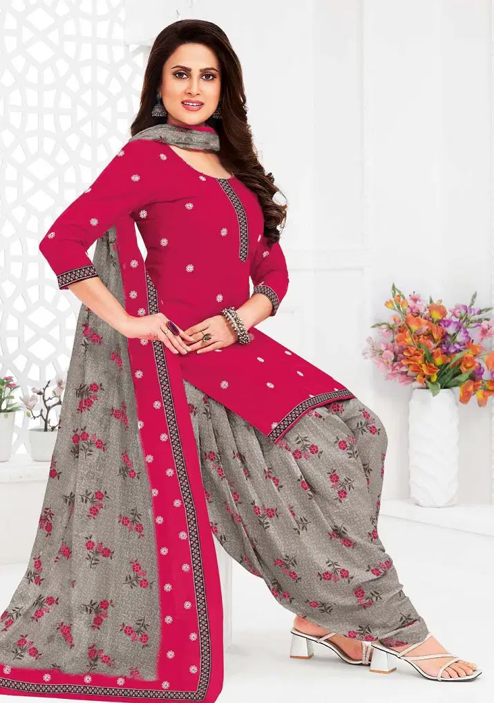 Vaishali Vol 8 By Ganpati Printed Cotton Patiyala Readymade Dress Suppliers In Mumbai
